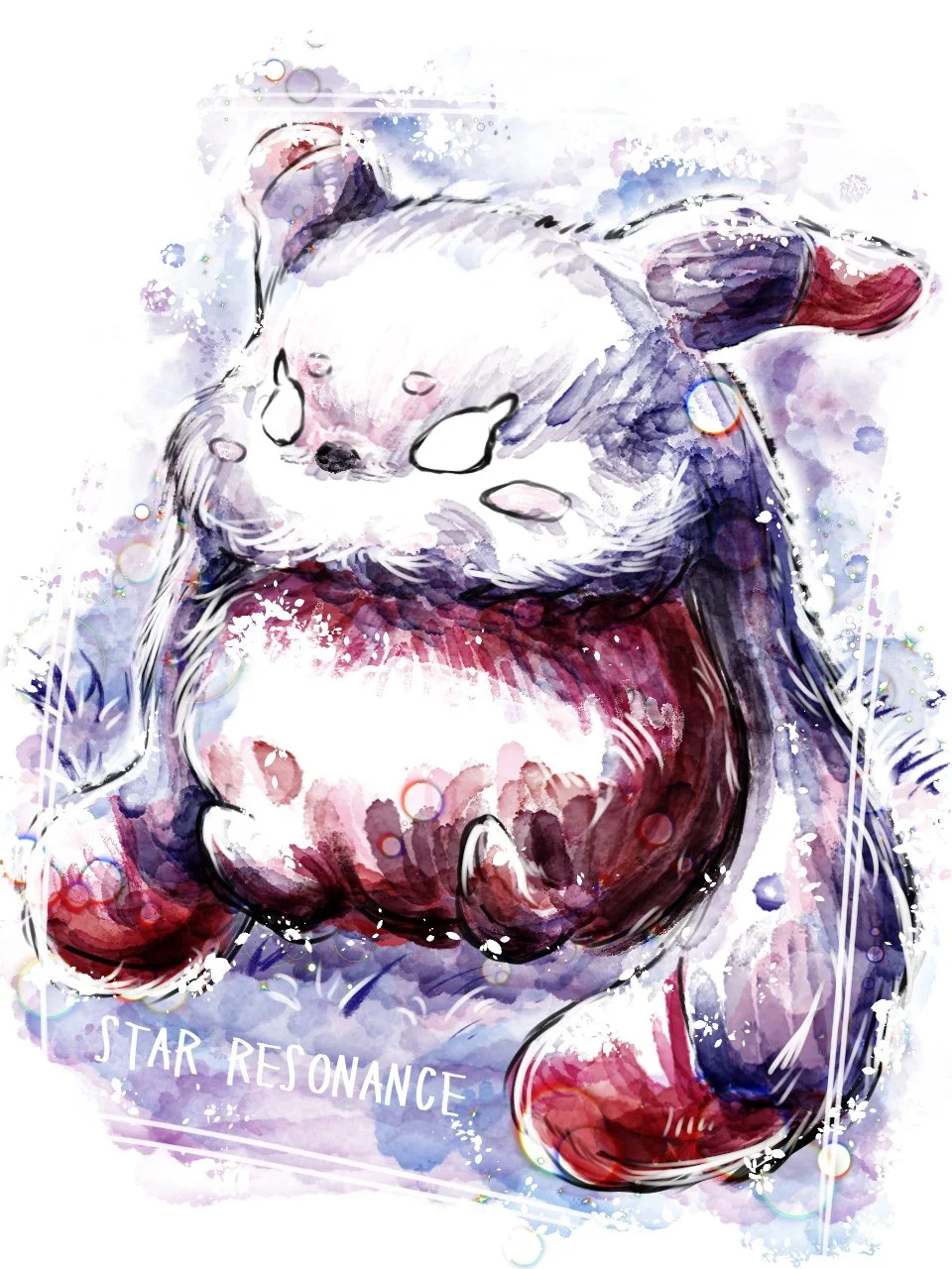 BPSR fan art of a fluffy character by Liveliger.